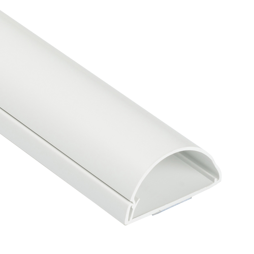 Cord Cover 39" L White PVC White
