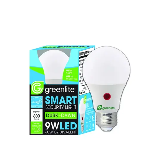 LED Dusk to Dawn Bulb A19 E26 (Medium) Bright White 60 W White