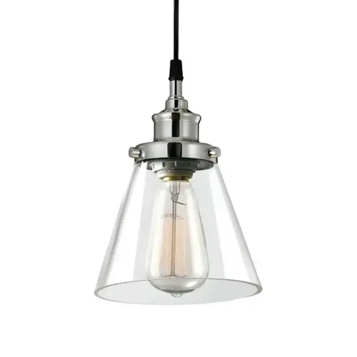 Pendant Light Parker Chrome Clear 1 lights