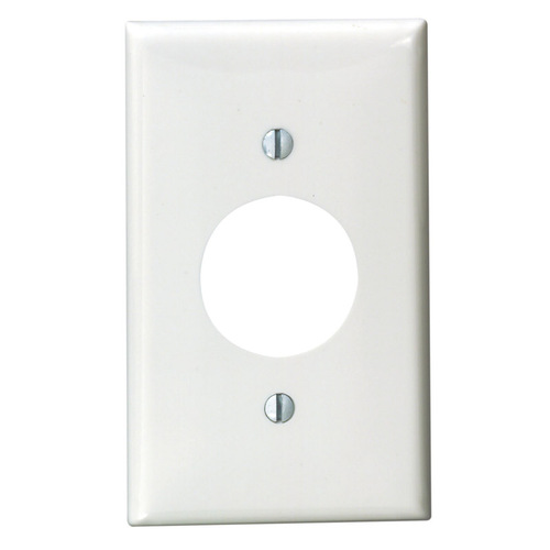 Wall Plate White 1 gang Nylon Outlet White