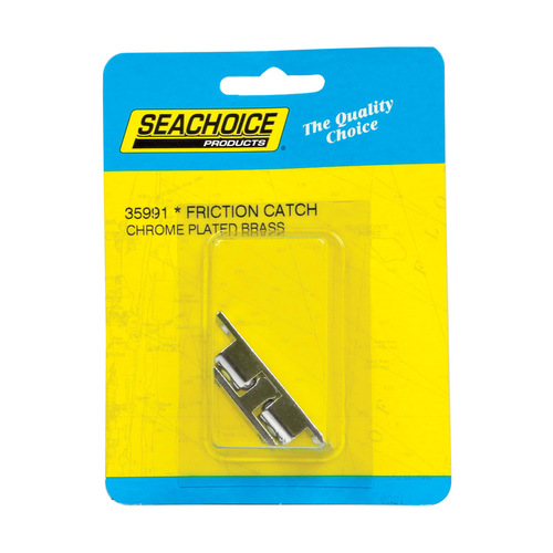 Seachoice 35991 Friction Catch Chrome-Plated Brass 1-15/16" L X 3/8" W Chrome-Plated