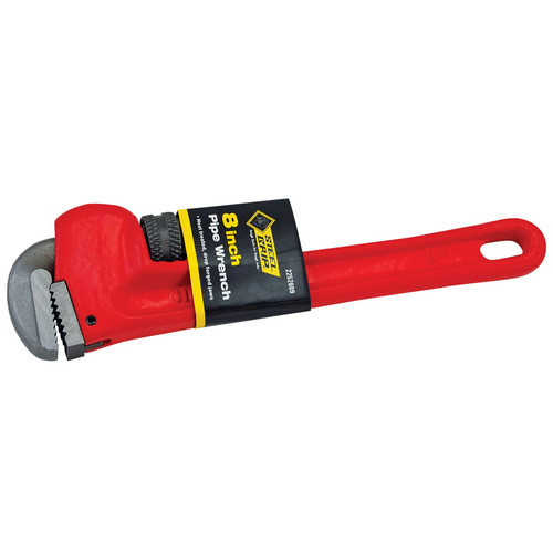 Pipe Wrench 8" L Red