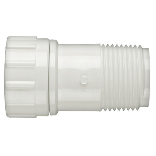 Lasco FHT204BC Hose Adapter Schedule 40 3/4" MPT T X 3/4" D FHT PVC