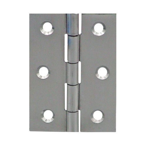 Seachoice 34911 Butt Hinges Stainless Steel 1-5/8" L X 2-1/2" W Silver