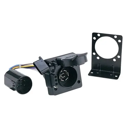 Vehicle Wiring Kit Multi-Tow 4 Flat and 7 Blade Black