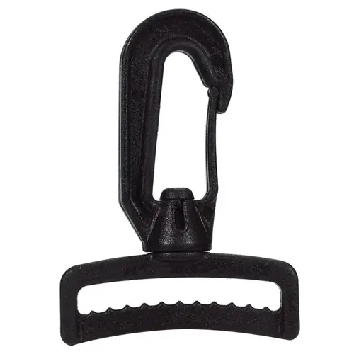 Bulk Strap Swivel Hook 1.5" L Black 30 lb Black - pack of 2500