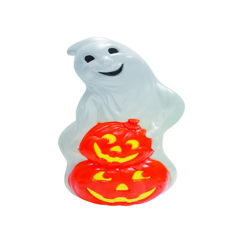 Union Products 56480 Blow Mold 31" Prelit Ghost with Pumpkins