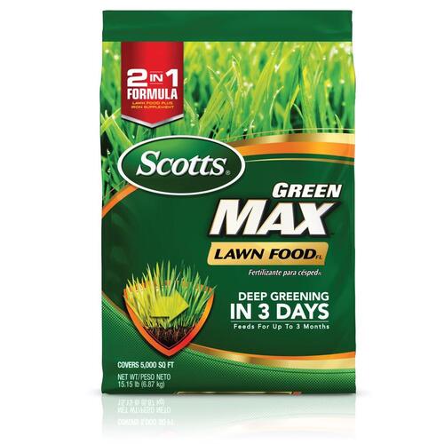 Scotts 44701 Lawn Fertilizer Green Max All-Purpose For Multiple Grass ...