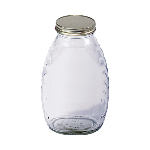 Little Giant HJAR16 Honey Jar 16 oz Clear