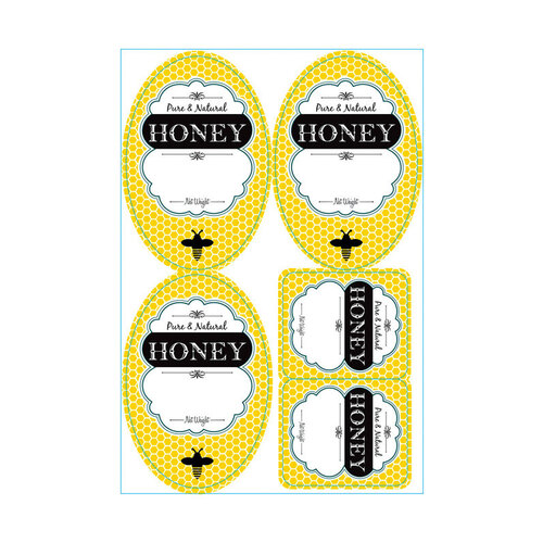 Little Giant HLABEL-XCP12 Honey Labels - pack of 12