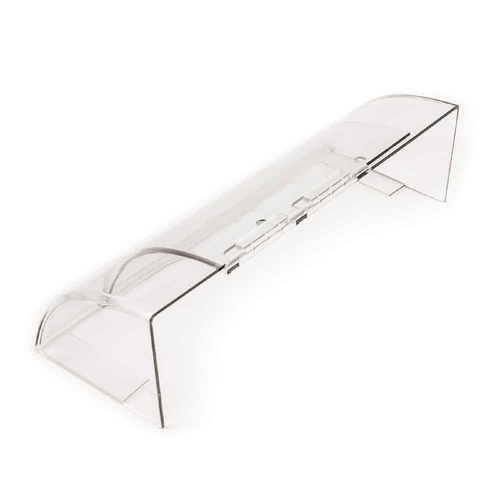 Air Deflector 14" W 1-Way Clear Plastic Clear