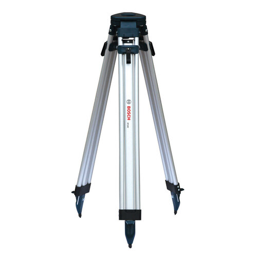 Contractor's Tripod, 38 in Min H, 63 in Max H, 5/8-11 Mounting, Aluminum Silver