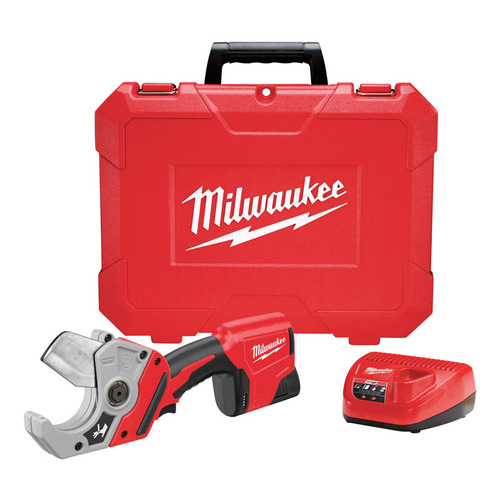 Milwaukee 2236123 PVC Pipe Cutter M12 2" Black/Red Black/Red