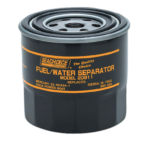 Seachoice 20911 Fuel/Water Seperator and Canister Brass