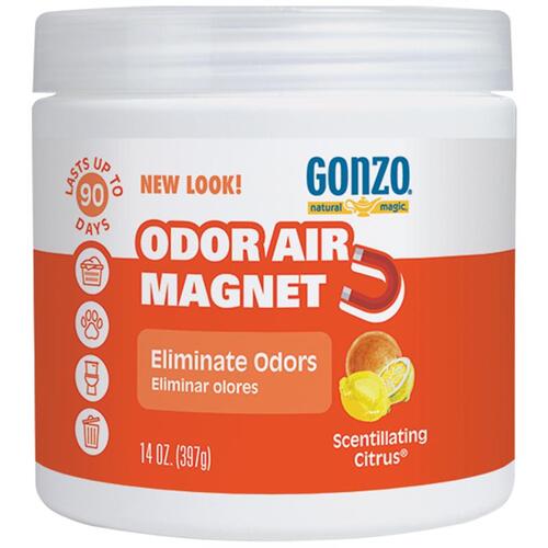 Gonzo 4119E Odor Absorber Natural Magic Citrus Scent 14 oz Gel