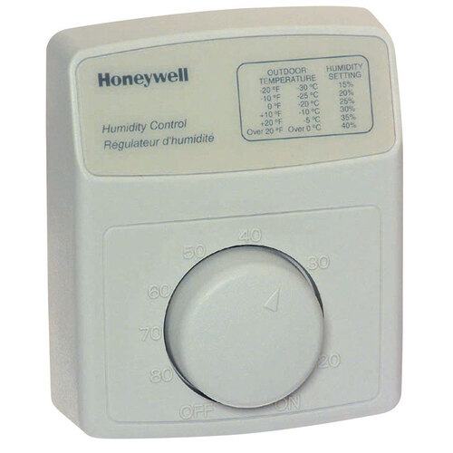 Humidistat Heating and Cooling Dial White