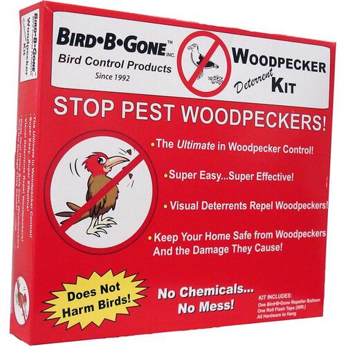 Bird-B-Gone MMWPKR-KIT Bird Deterrent Kit For Woodpeckers