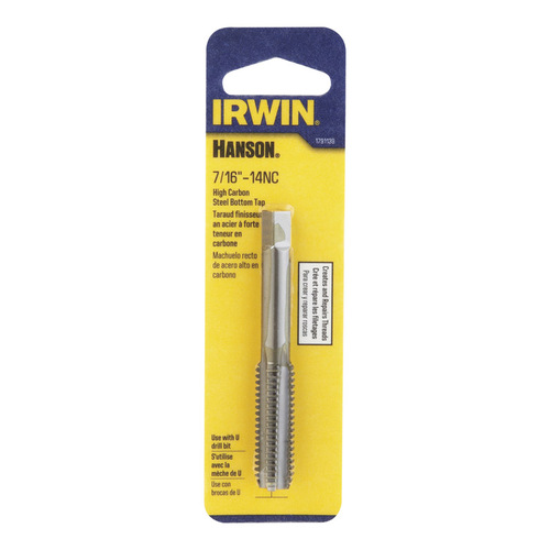 Irwin 2208288 Bottom Tap Hanson High Carbon Steel SAE 7/16"14NC