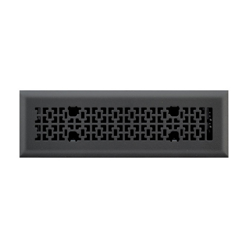 Floor Diffuser 2" H X 12" W 1-Way Matte Steel Matte