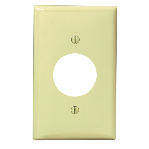 Wall Plate Ivory 1 gang Nylon Outlet Ivory