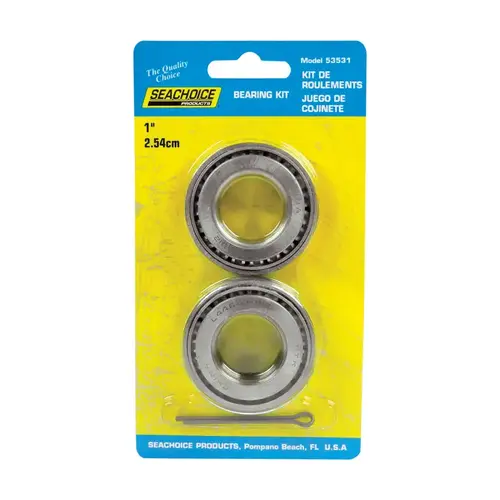 Seachoice 53531 Trailer Wheel Bearing Kit Steel Silver