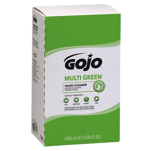 GOJO 7265-04 Hand Cleaner Dispenser Refill Multi Green Citrus Scent 2000 ml