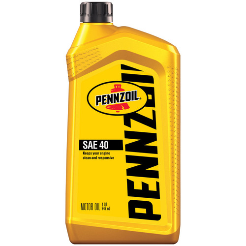 PENNZOIL 550049496 Motor Oil SAE 40 4-Cycle Conventional 1 qt
