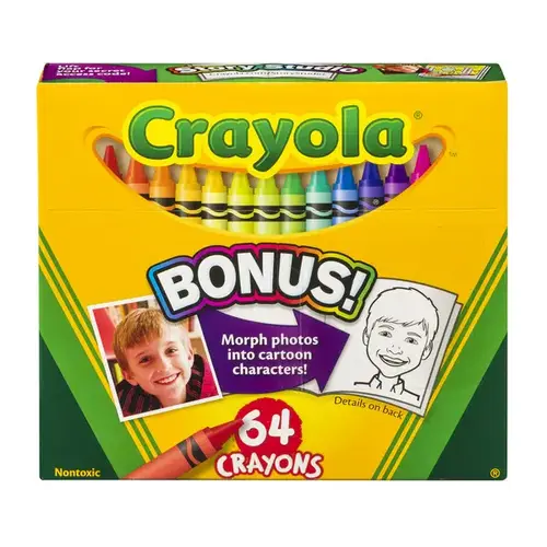CRAYOLA 52-0064-XCP1 Crayons (64-Count)