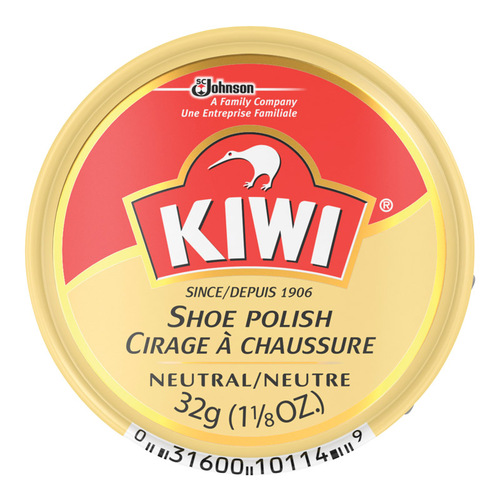 KIWI 10114 Shoe Polish Neutral 1-1/8 oz Neutral