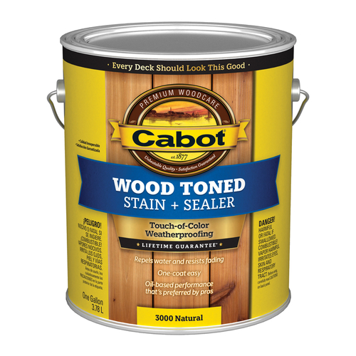 Cabot 140.0003000.007 Deck and Siding Stain Wood Toned Stain & Sealer