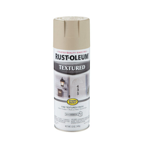 Spray Paint Stops Rust Textured Sandstone 12 oz Sandstone