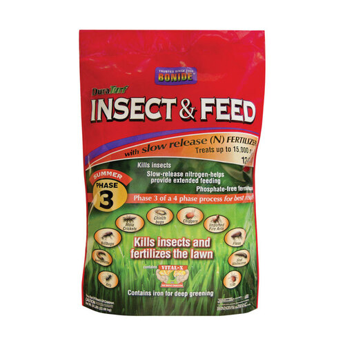 DuraTurf 60434 60434 Insect and Feed, 50 lb, Granular, 12-0-10 N-P-K Ratio