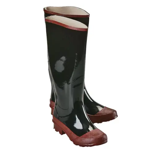 Steel Shank Boots Men's 8 US Black/Red Black/Red