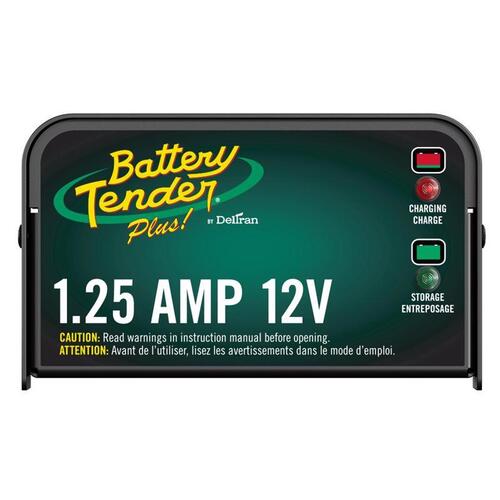 Battery Charger Automatic 12 V 1.25 amps Black