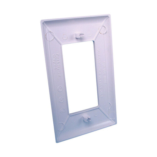 US Hardware 8151425 RV Wall Plate  White