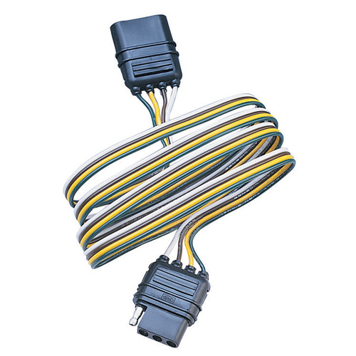 Trailer Wiring Extension 4 Flat 48" Multicolored