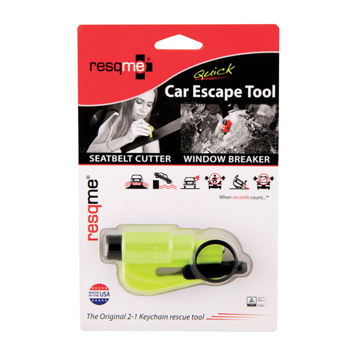 Resqme 25.100.09 Car Escape Rescue Tool 1 pc Yellow