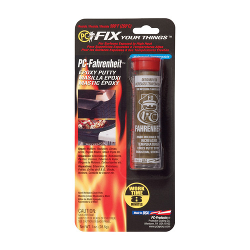 PROTECTIVE COATING CO 025543 PC-FAHRENHEIT Epoxy Adhesive, Brown/White, Solid, 1 oz Stick Pack
