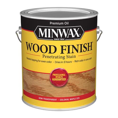 Penetrating Stain Wood Finish Semi-Transparent Colonial Maple Oil-Based 1 gal Colonial Maple - pack of 2