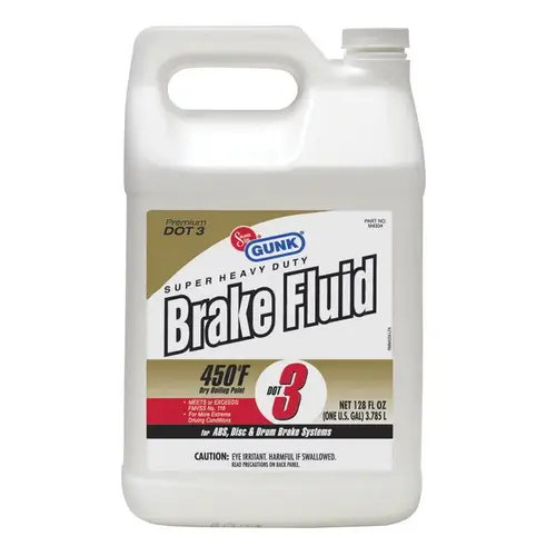 Brake Fluid Premium DOT 3 128 oz