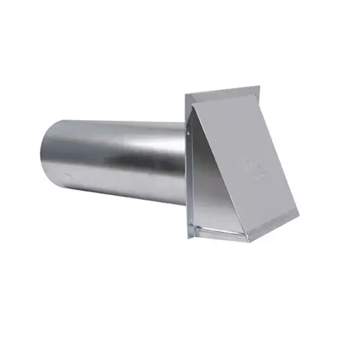 Dundas Jafine PVB3EAL Wall Exhaust Hood 3" D Silver Aluminum Silver