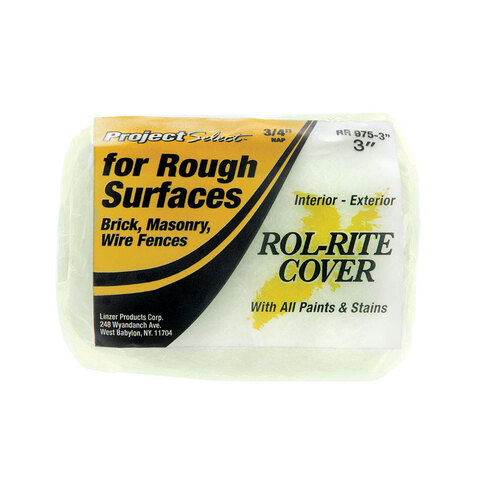 Paint Roller Cover Rol-Rite Polyester 3" W X 3/4" Regular Mint Green