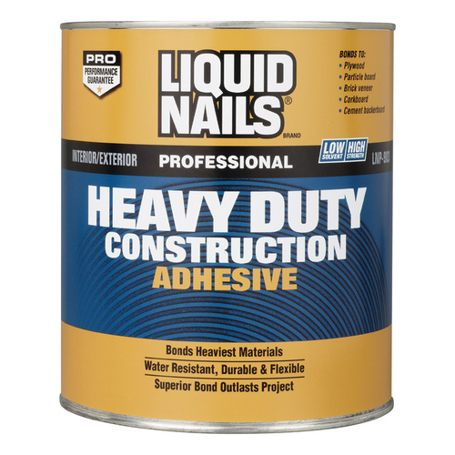 Liquid Nails LNP903 QUART Construction Adhesive Heavy Duty Acrylic