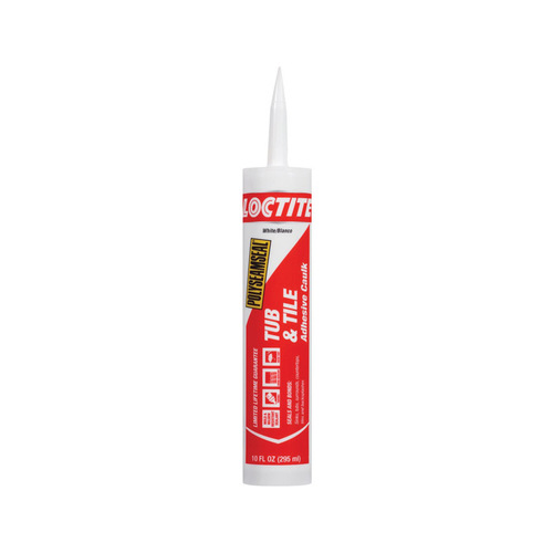 Loctite 2154739 Adhesive Caulk Polyseamseal White Acrylic Latex Tub and