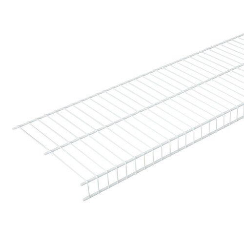 Rubbermaid 61296A Linen Shelf 96" H X 12" W X 1.9" L Steel White