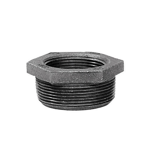 Hex Bushing 1-1/2" MPT X 1/2" D FPT Galvanized Malleable Iron Galvanized