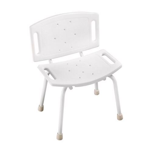 Tub and Shower Chair White Plastic 28-3/4" H X 12" L White