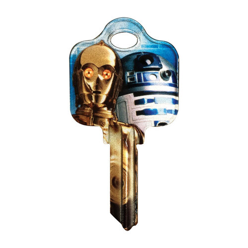 Universal Key Blank Star Wars Droids House/Padlock Single - pack of 5