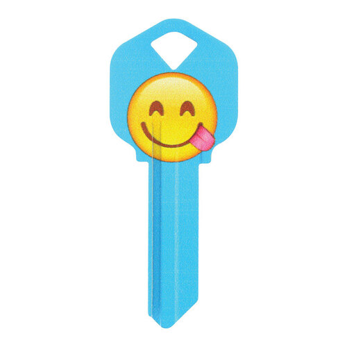 Universal Key Blank Wackey Emoji House/Office Single - pack of 6