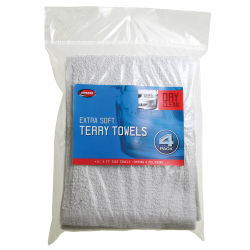 Terry Towels 17" L X 14" W Cotton